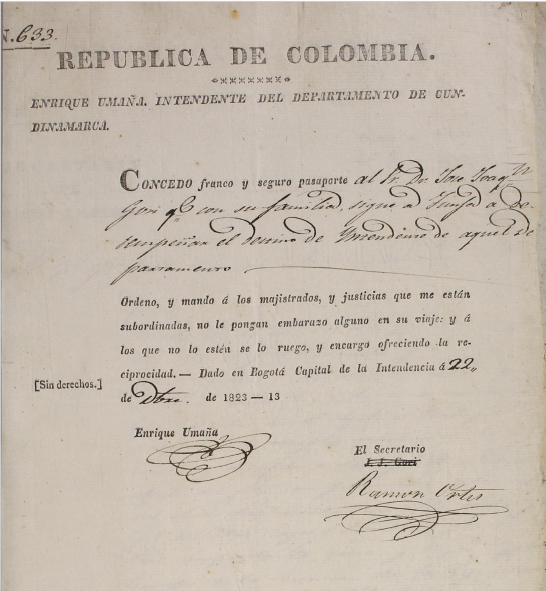 Pasaporte de libre tránsito