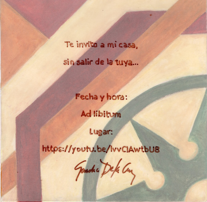 Invitación obra de Sandra De la Cruz