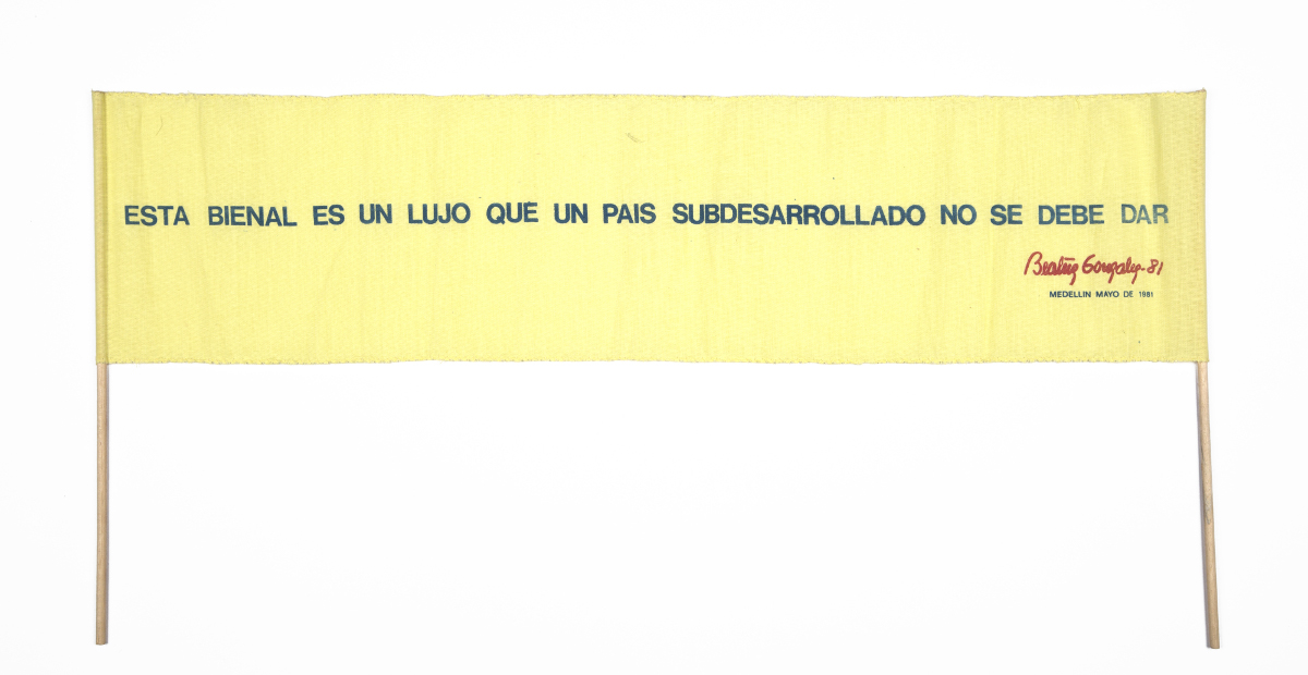Esta bienal es un lujo que un país subdesarrollado no se debe dar