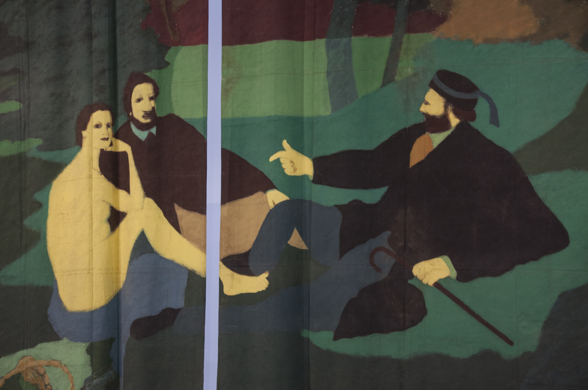 Telón de la móvil y cambiante naturaleza